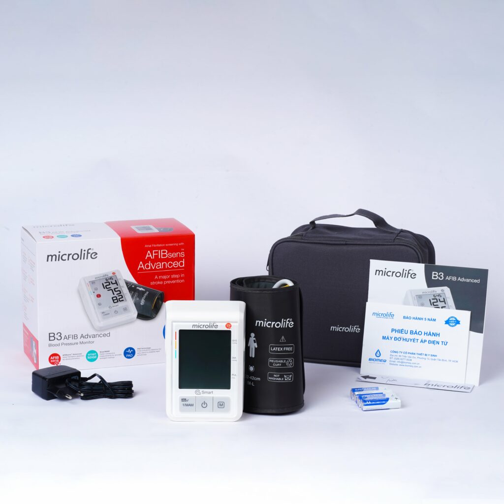 Máy đo huyết áp Microlife B3 AFIB advanced