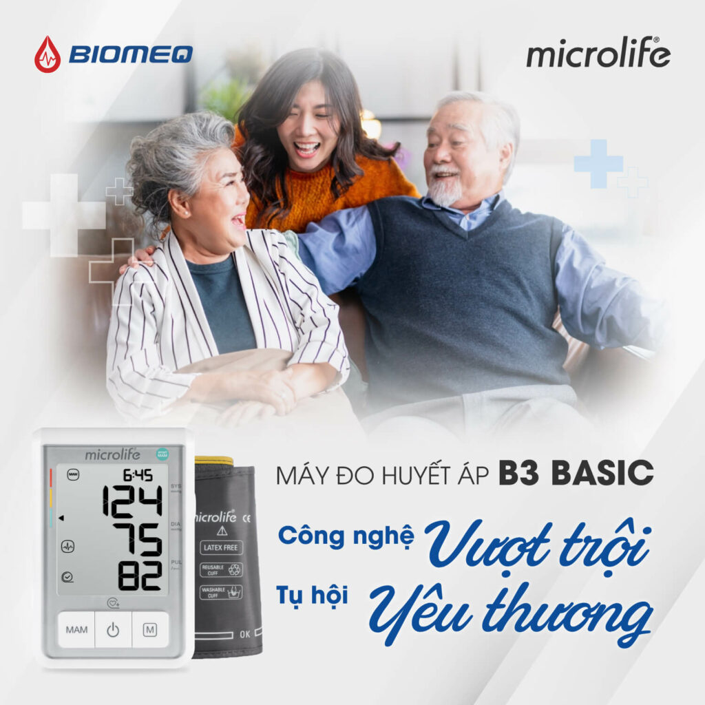 Máy đo huyết áp Microlife B3 Basic trang bị công nghệ SmartMAM thông minh như thế nào?