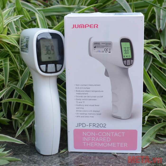 Nhiệt kế hồng ngoại JUMPER thiết kế nhỏ gọn, kết quả chính xác Nhiệt kế hồng ngoại